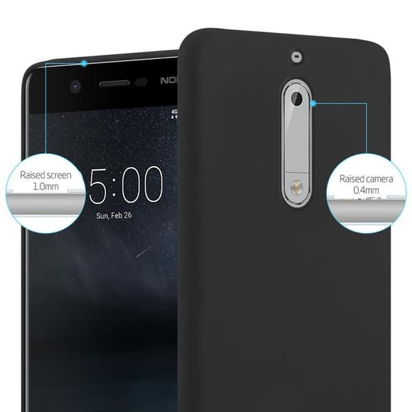 Skyddsfodral för Nokia 5 2017 CANDY SVART Stötsäker Silikon Svart