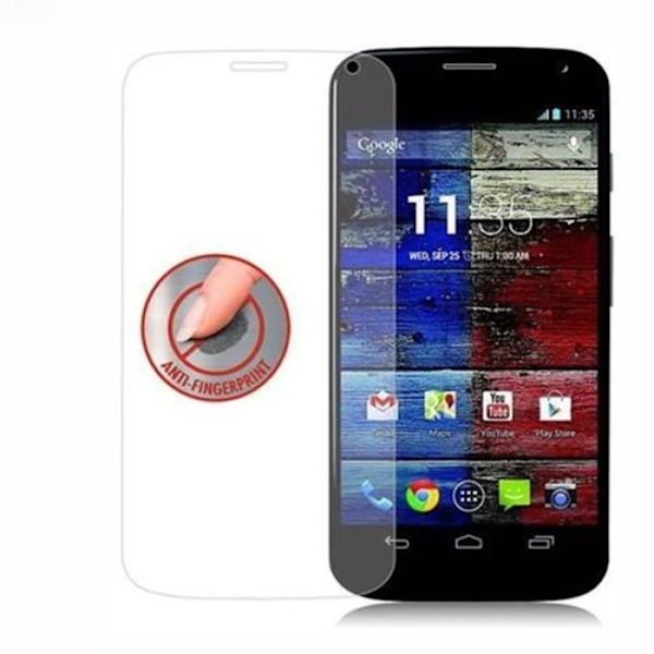 Cadorabo härdat glas Motorola MOTO X skärmskydd härdat skydd för display HÖG TRANSPARENS Transparent