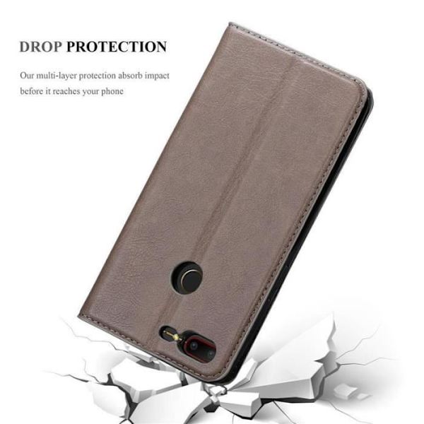 Cadorabo Fodral till ZTE Nubia N3 i KAFFEBRUNT