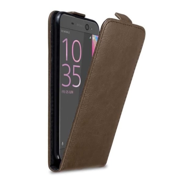 Fodral till Sony Xperia XA ULTRA i COFFEE BROWN Cadorabo Cover Protection Flip Magnetisk stängning