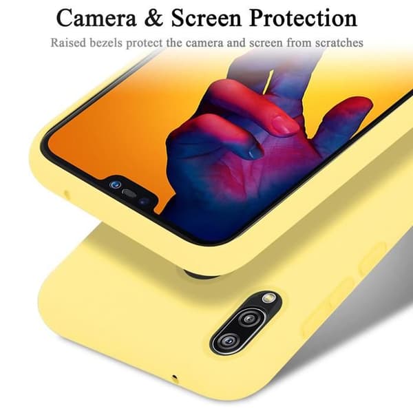 Skyddsfodral för Huawei P20 LITE 2018 / NOVA 3E Stötabsorberande i LIQUID GUL Gul