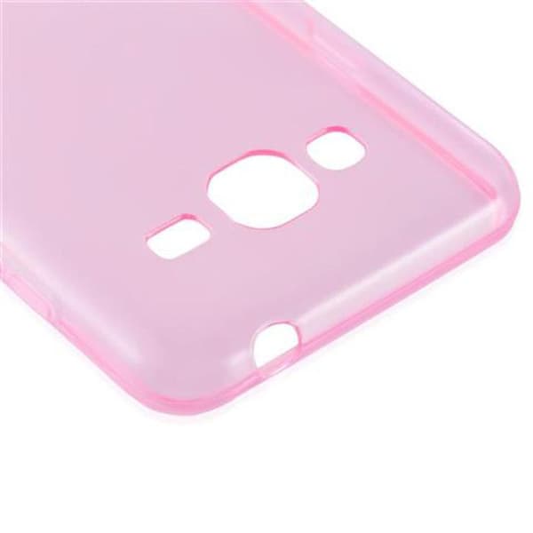 Transparent stötsäker silikonfodral för Samsung Galaxy J3 2016 Ros