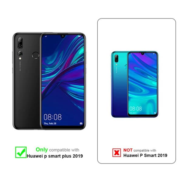 Skyddsfodral för Huawei P SMART PLUS 2019 i LJUST GRÅ BRUN Etui Case Stötskydd Grå
