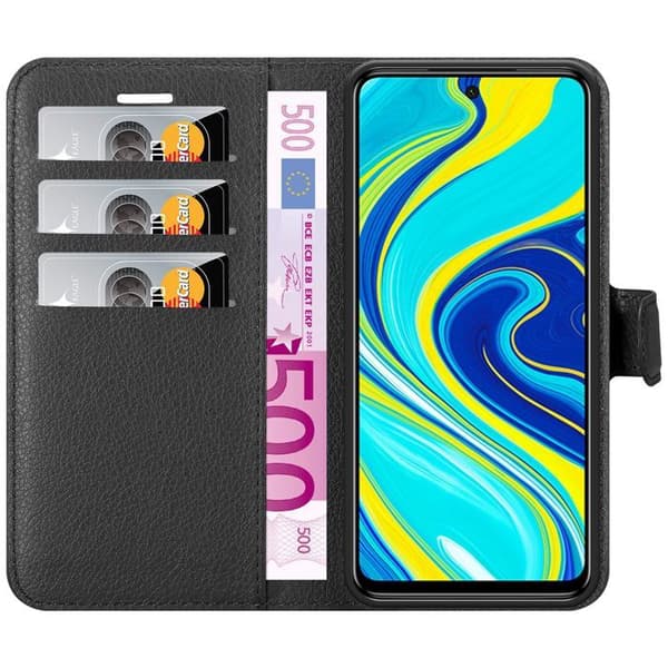 Etui för Xiaomi RedMi NOTE 9 PRO / NOTE 9S i JET BLACK Svart