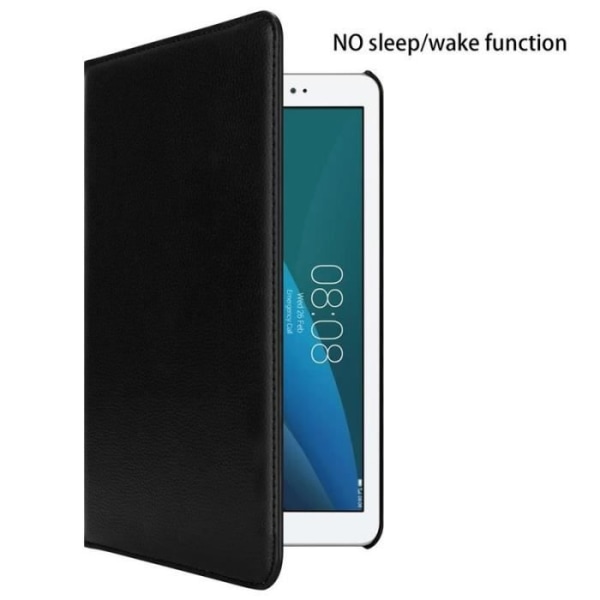 Tabletfodral - Cadorabo - Huawei MediaPad T1 10 - Syntetiskt läder - Ställ - Svart Svart