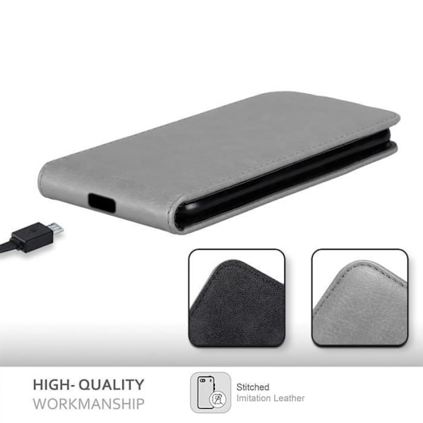 Fodral för Samsung Galaxy A51 5G Fodral i TITANIUM GRÅ Fodral Skyddande magnetisk plånbok med flip