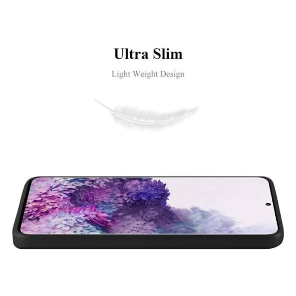 Coque - CADORABO - Samsung Galaxy S20 PLUS - Skydd i silikon TPU - Matdesign - Mjuk Svart