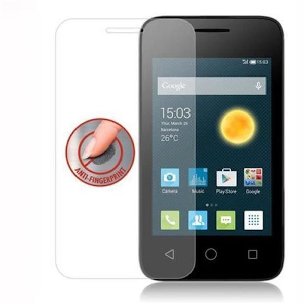 Cadorabo Skärmskydd för Alcatel PIXI 3 (3,5 tum) 0,3 mm rundade hörn HÖG TRANSPARENS härdat glas Transparent
