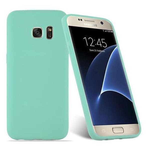 Skyddsfodral för Samsung Galaxy S7 CANDY BLÅ Stötsäker Silikon Blå