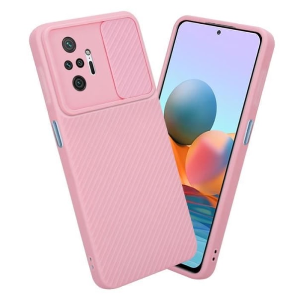 Fodral till Xiaomi RedMi NOTE 10 PRO Fodral i Candy Pink Fodral Fodral Silikon TPU och kameraskydd