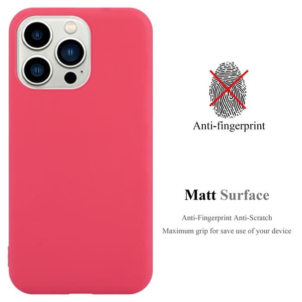 iPhone 14 PRO MAX CANDY RÖD Skal Stötskydd Silikon Röd