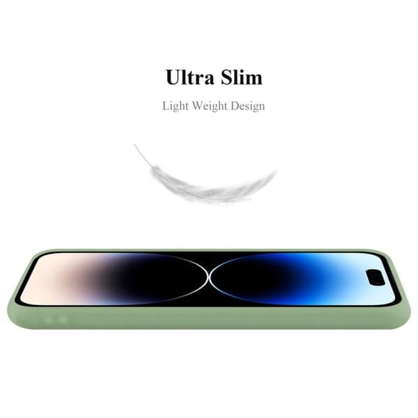 iPhone 14 PRO CANDY PASTELLGRÖN Skyddande Stötabsorberande Silikon Grön
