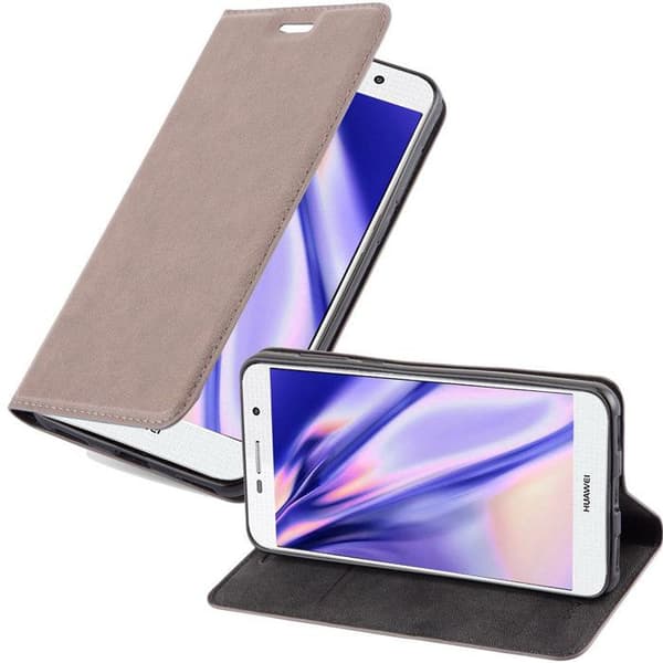 Fodral för Huawei Y5 2017 / Y6 2017 i MÖRK BRUN brun