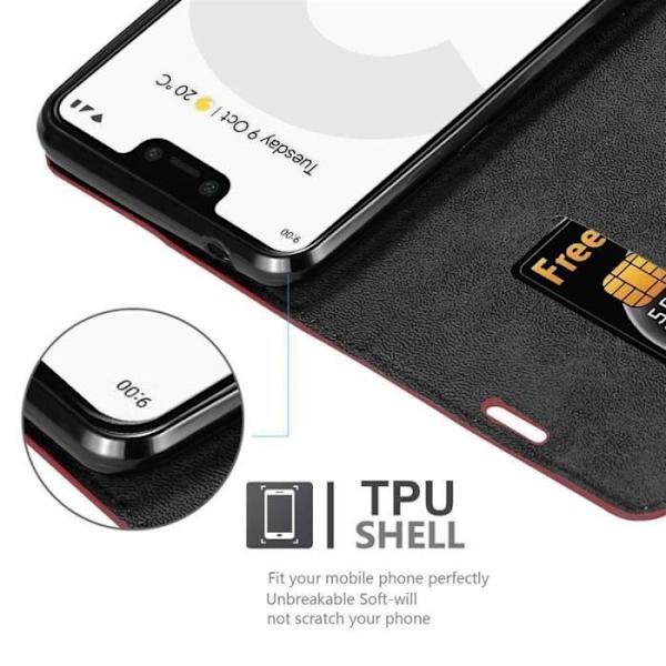 Cadorabo Fodral för Google Pixel 3 XL i APPLE RÖD