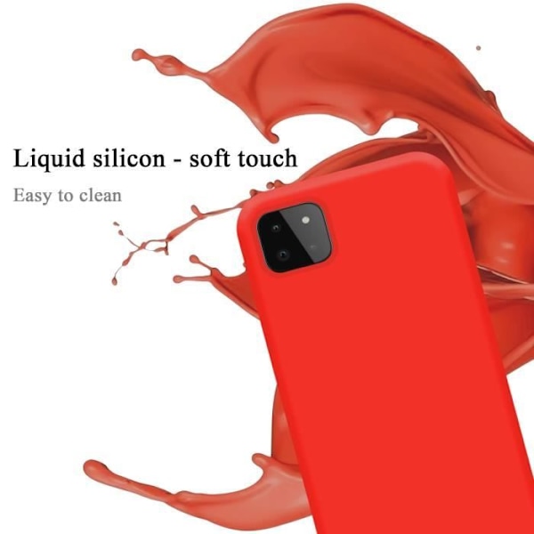 Coque - CADORABO - Samsung Galaxy A22 5G - LIQUID RED - Silikon TPU - Stötbeständig skydd VÄTSKA RÖD