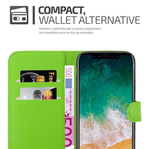 Etui för iPhone X / XS i PAPAGEI GRÖN Grön