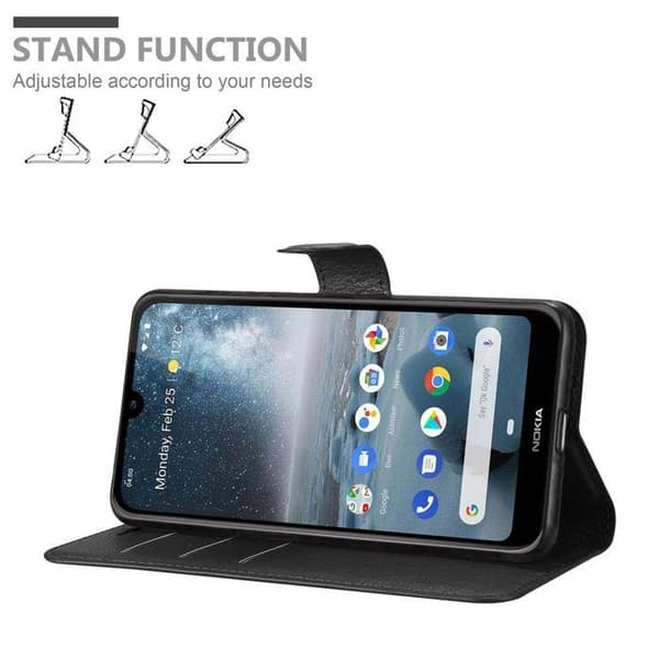 Etui för Nokia 4.2 i JETSVART Svart