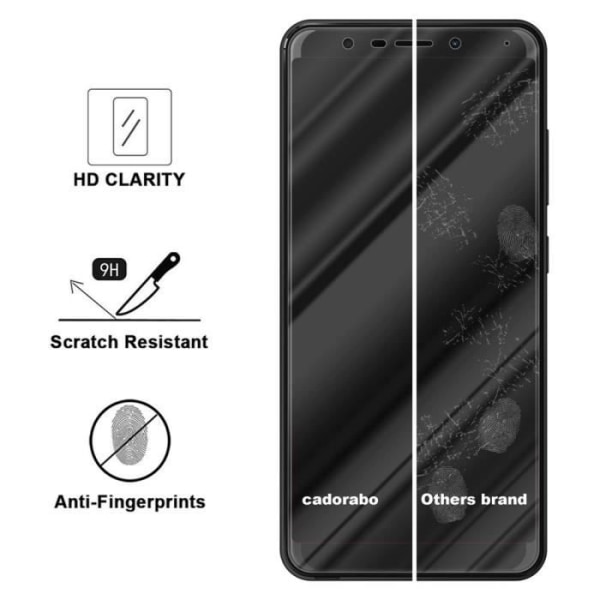 Härdat glas för WIKO VIEW GO TRANSP, skyddsfilm WIKO VIEW GO skärmfilm WIKO VIEW GO härdad display Transparent