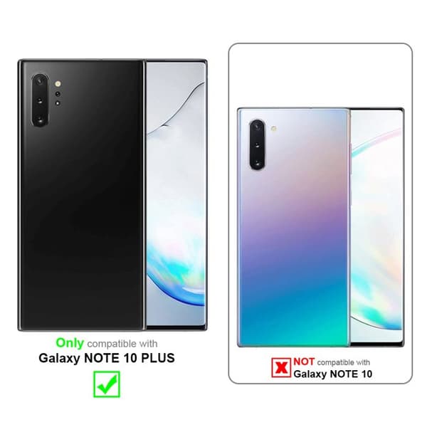 Skyddsfodral för Samsung Galaxy NOTE 10 PLUS i GRÅSVART Stötskyddande Etui Grå