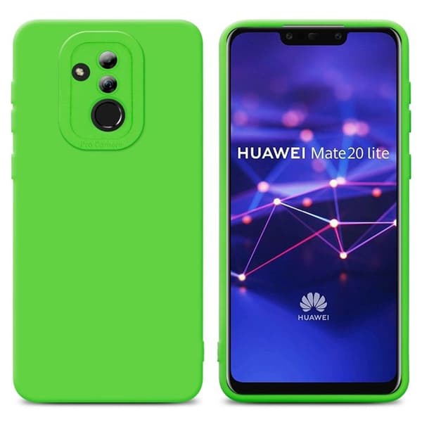Skyddsfodral för Huawei MATE 20 LITE i FLUID GRÖN Stötsäker Skyddsfodral Grön