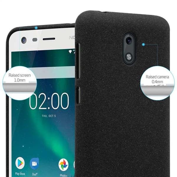 Skyddsskal för Nokia 2 2017 FROST SVART Silikon TPU Svart