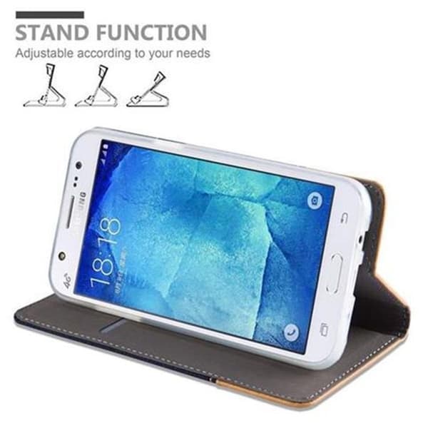 Skyddsfodral för Samsung Galaxy J5 2015 i BLÅ BRUN Stötskyddande Etui Blå