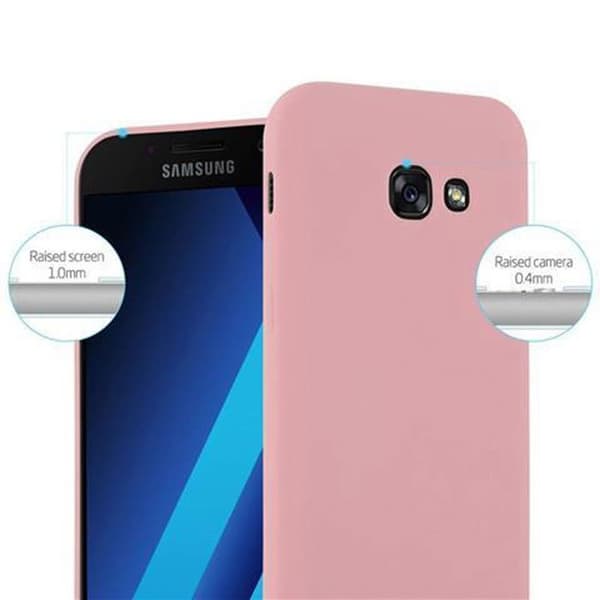 Skyddsfodral för Samsung Galaxy A3 2017 CANDY ROSE VIF Stötskydd Silikon Ros