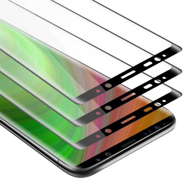 Cadorabo 3x helskärmsskydd för Samsung Galaxy NOTE 9 tum - 3x härdat skärmskyddsglas (härdat)