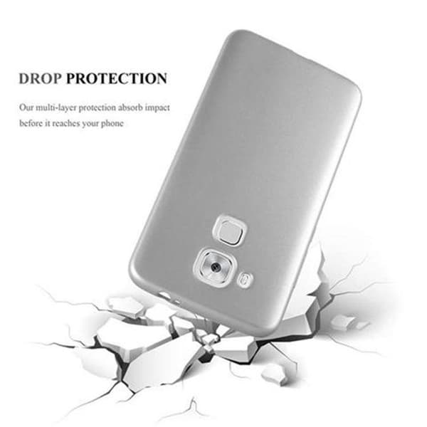 Skyddsfodral för Huawei NOVA PLUS Skyddsfodral i MATTSILVER Metallic Design Grå