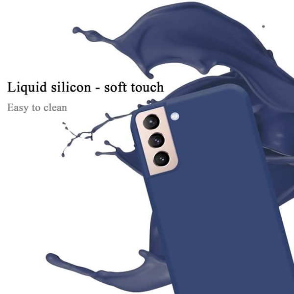 Coque - CADORABO - Samsung Galaxy S22 PLUS - LIQUID BLUE - Silikon TPU - Stötskydd VÄTSKA BLÅ
