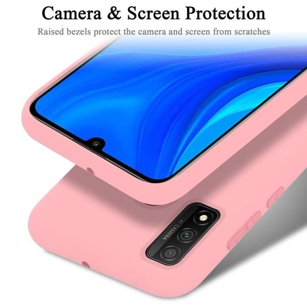 Skyddsfodral för Huawei P SMART 2020 Stötskydd i LIQUID PINK Ros