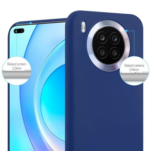 Skyddsfodral för Honor 50 LITE CANDY MÖRKBLEU Stötskydd Silikon Blå