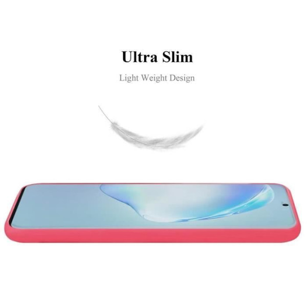 Skyddshuv - CADORABO - Samsung Galaxy S20 PLUS - Silikon TPU - Stötsäker - Tunn och lätt design Röd
