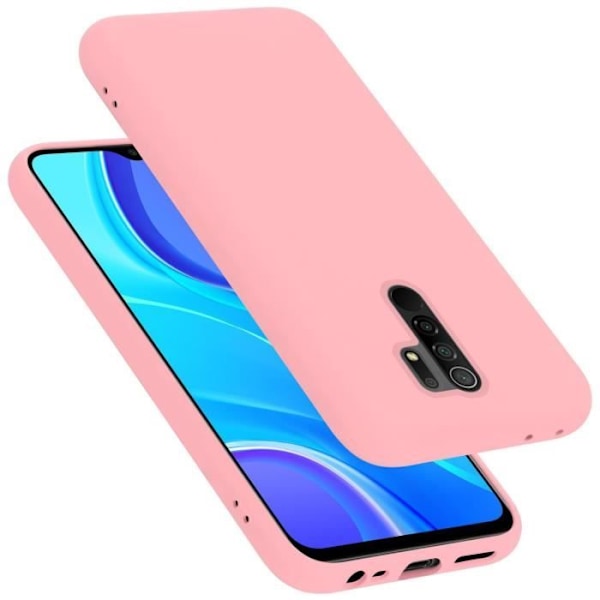Coque - CADORABO - Xiaomi RedMi 9 - Silikon TPU - Stötsäker skydd - Tunn och lätt design Rosa