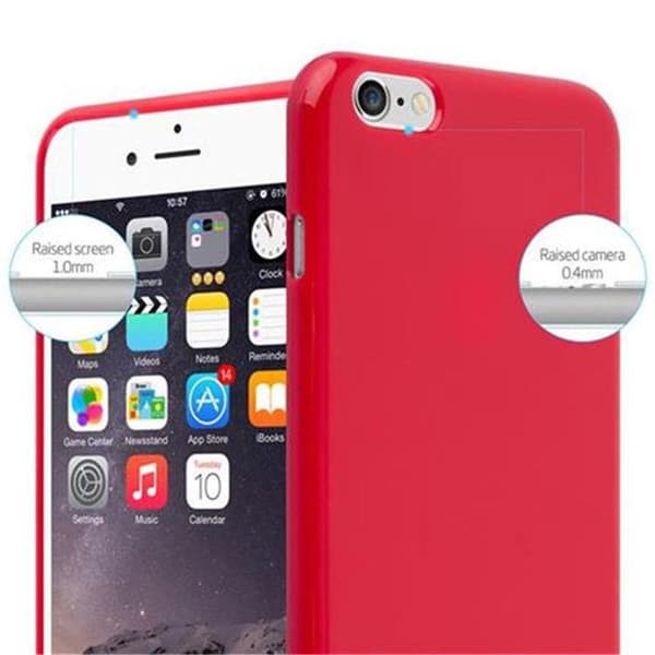 Skal för iPhone 6 PLUS / 6S PLUS JELLY RÖD Röd