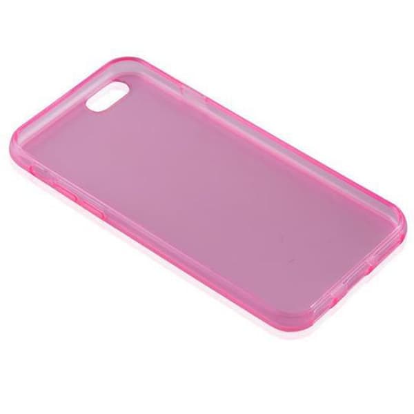 Transparent stötsäker silikonfodral för iPhone 6 / 6S Ros
