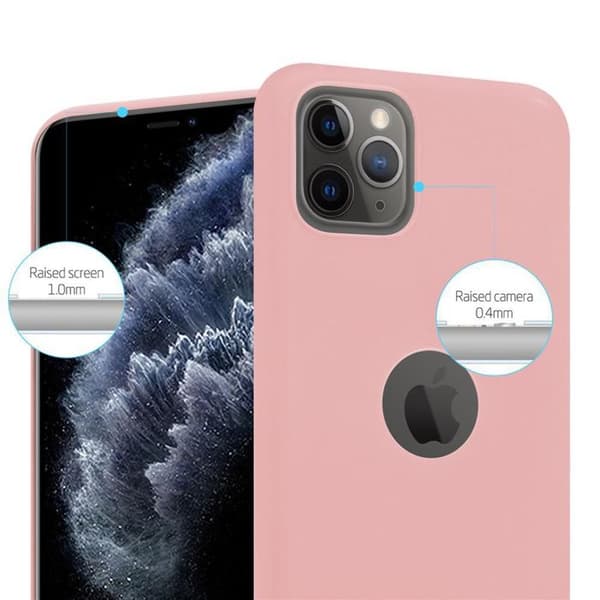 Skyddsfodral för iPhone 11 PRO MAX CANDY ROSE VIF Stötskydd Silikon Ros