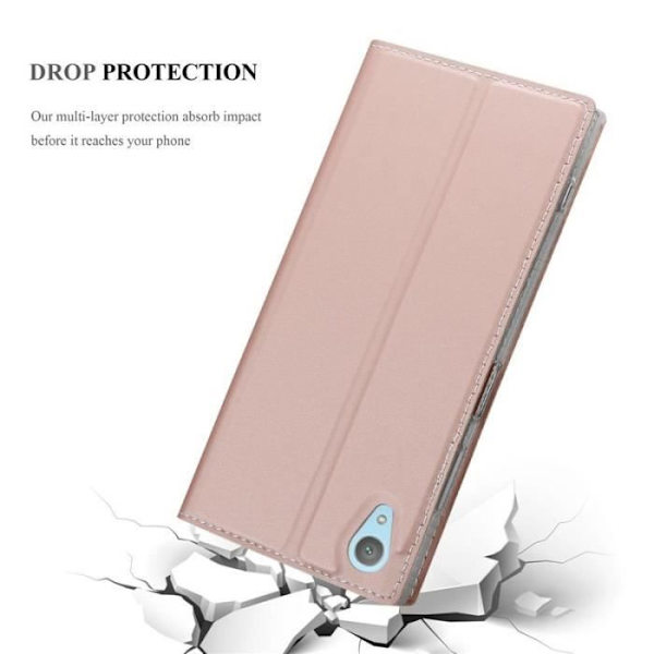 Cadorabo Fodral till Sony Xperia XA1 PLUS i CLASSY ROSE GULD