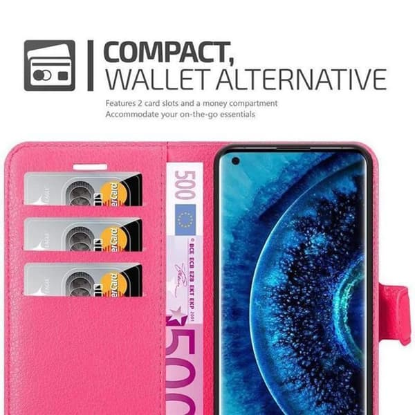 Etui för Oppo FIND X2 i SOCKERROSA Ros