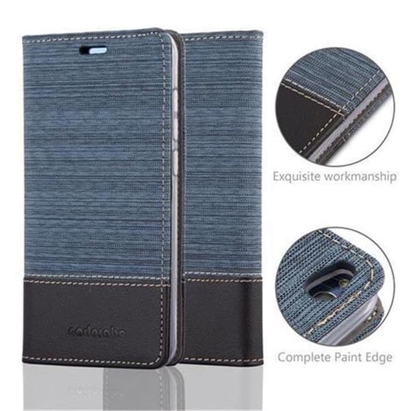 Skyddsfodral för Huawei P8 LITE 2017 / P9 LITE 2017 i BLÅ SVART Etui Case Skydd Blå