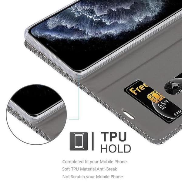 iPhone 11 PRO-fodral i LJUST GRÅ BRUN Stötskyddande Etui Grå