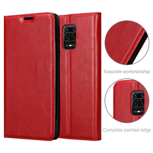 Etui för Xiaomi RedMi NOTE 9 PRO / NOTE 9S Skal i ÄPPLE RÖD Röd