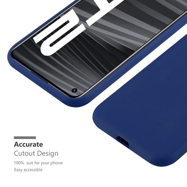 Skyddsfodral för Realme GT 2 / GT Neo 2 CANDY MÖRKBLEU Stötskydd Silikon Blå