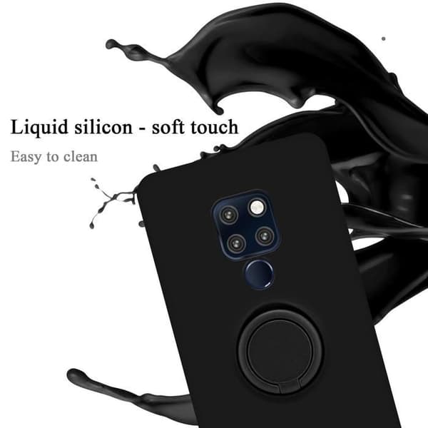 Skyddsfodral för Huawei MATE 20 i LIQUID BLACK Stötskydd Svart