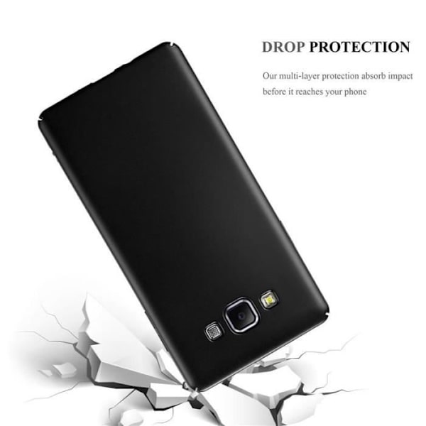 Cadorabo Fodral till Samsung Galaxy A7 2015 i METALLIC SVART