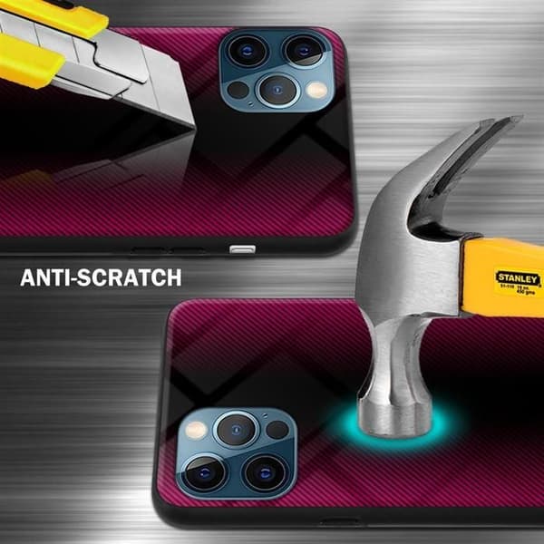 Skal för iPhone 12 PRO MAX CRAMIN ROSA Stötabsorberande skydd Ros