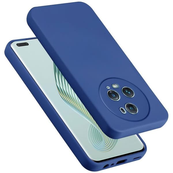 Skyddande stötsäker skal för Honor Magic 5 Pro i LIQUID BLUE Blå