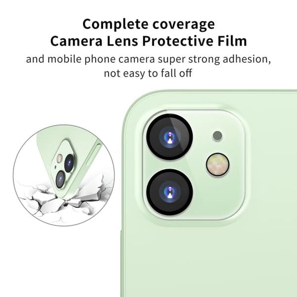 Kameraskydd för iPhone 12, skyddsfilm för lins