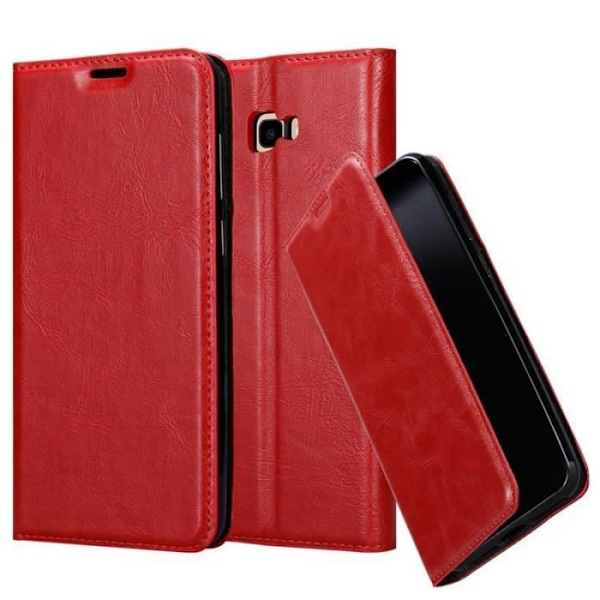 Cadorabo Fodral till Samsung Galaxy J4 PLUS i APPLE RÖTT