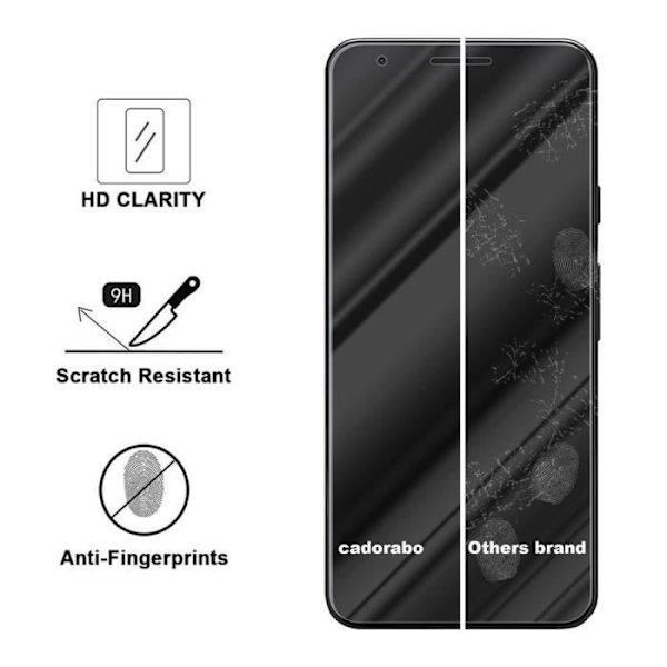 Cadorabo Skärmskydd kompatibel med Google Pixel 3A XL i HÖG TRANSPARENT - Härdat skärmskydd Glas Retail Transparent